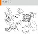 Stihl RE 105 K Cold Water Electric Pressure Washer Spare Parts